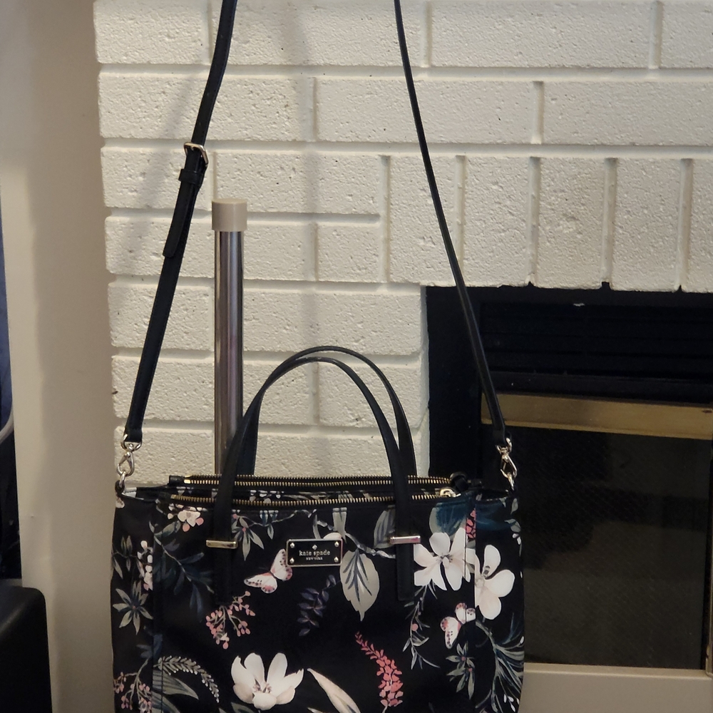 Kate Spade Black Floral Women's Bag